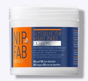 NIP + FAB čístící tampony - Glycolic Fix Extreme Night Pads