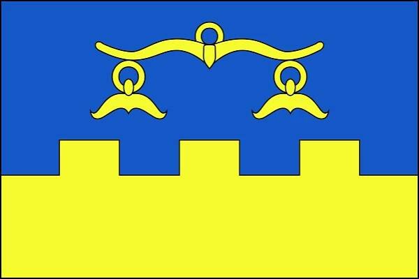 Soubor:Flag of Hrádek (okres Frýdek-Místek).svg
