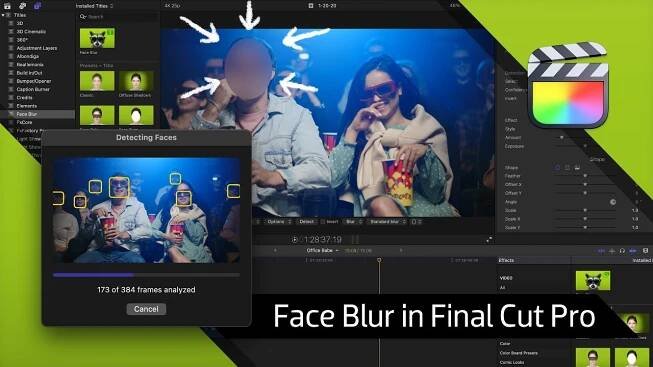 FxFactory Face Blur for Final Cut Pro First Look