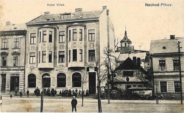 Náchod - Hotel Vlček - Plhov - Rakousko-Uhersko
