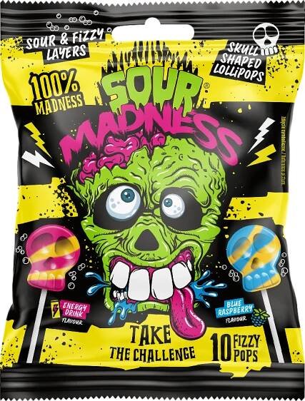 Argo SOUR MADNESS lízátka sáček (10ks) 90g 12ks | TOP cukrovinky