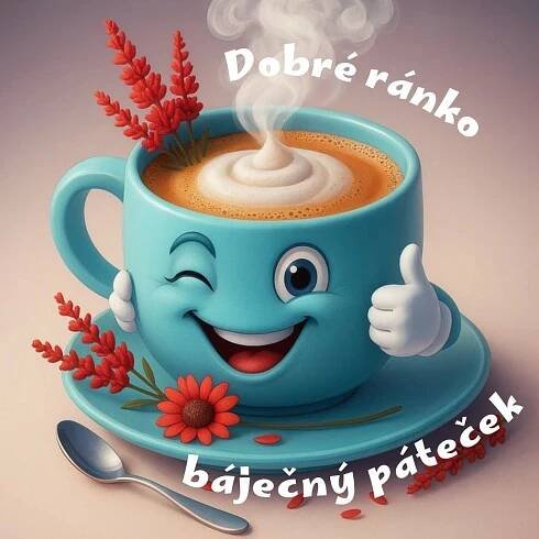 Pin by Ivana Furchova on Dobré ráno ☕🫖🥐🥯 in 2025 | Coffee art, Drinking tea, Cute