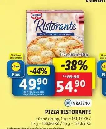 Lidl Pizza ristorante nabídka