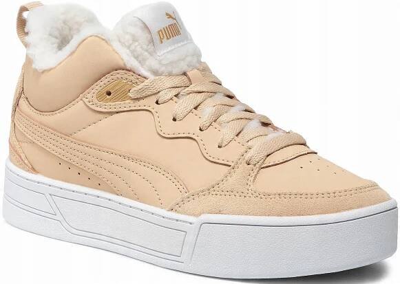 Dámské zimní boty Puma Skye Demi Teddy vel. 35,5 Vysoké zateplené kožené