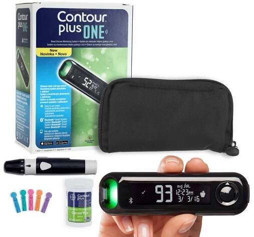 Glukometr Contour plus ONE set