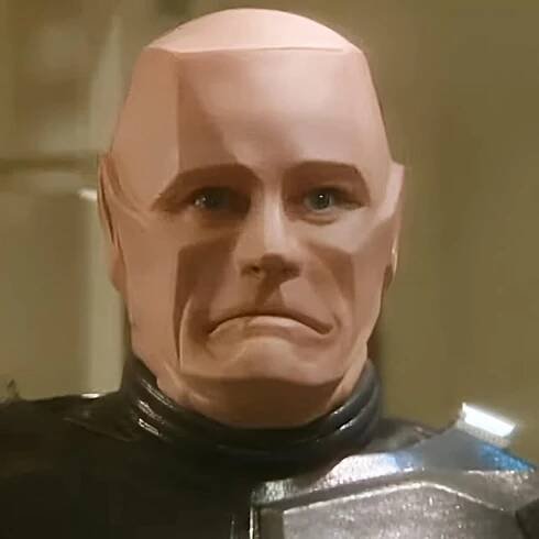Robert Llewellyn as Kryten in Red Dwarf