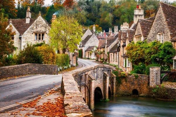 Castle Combe walk, Wiltshire