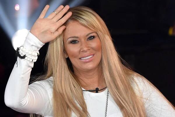 BOREHAMWOOD, ENGLAND - SEPTEMBER 22: Jenna Jameson is evicted from the Celebrity Big Brother house ahead of the final on Thursday September 24, at Elstree Studios on September 22, 2015 in Borehamwood, England. (Photo by Karwai Tang/WireImage)