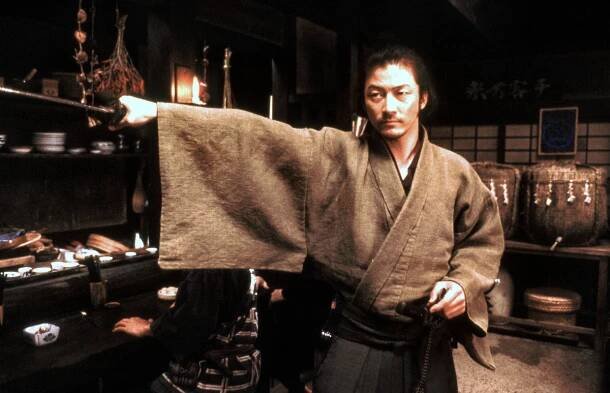 ZATOICHI, Tadanobu Asano, 2003, (c) Miramax