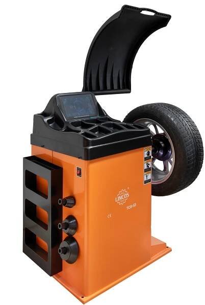 Vyvažovačka kol, 10"-24", automatické zadávání údajů kol, dotykový displej TCB-53