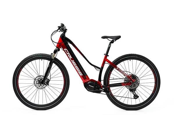 CRUSSIS e-Cross low 9.9-M 20 Ah 28" červené/černé 2024