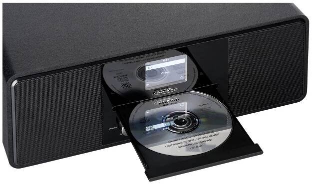 Reflexion HRA19DAB/BK HRA19DAB/BK stolní rádio, DAB+, FM, AUX, Bluetooth, CD, černá
