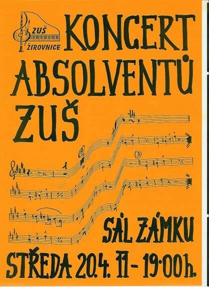 Absolventský koncert žáků ZUŠ Žirovnice: Žirovnice