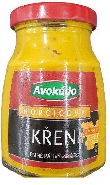 AVOKADO křen Hořčicový s medem 175g (6)