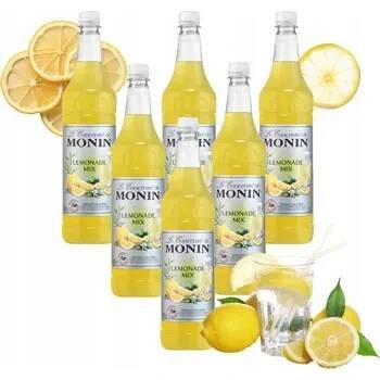 Sada Koncentrát na limonádu MONIN LEMONADE MIX Limonáda 6x1L