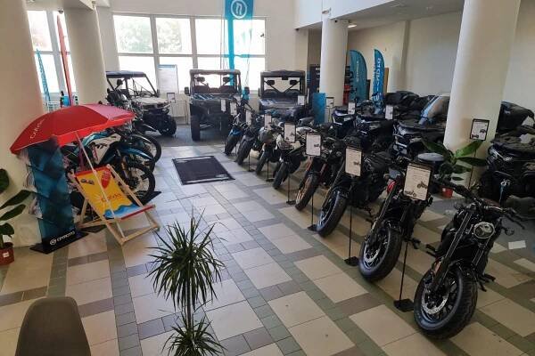 motorky v Příbrami, autorizovaná prodejna CFMOTO