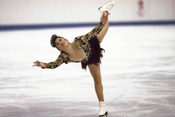USA Kristi Yamaguchi in action during Women's Singles Free Skating Finals at Olympic Ice Hall.