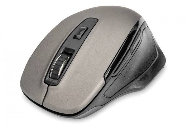 DIGITUS Bezdrátová optická myš, 6 tlačítek, ergonomická