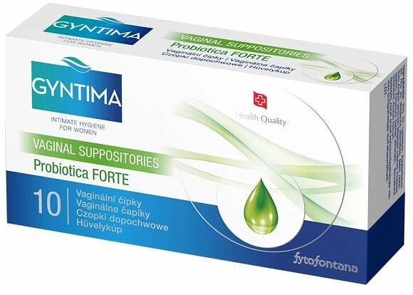 Fytofontana Gyntima vaginální čípky Probiotica Forte 10ks