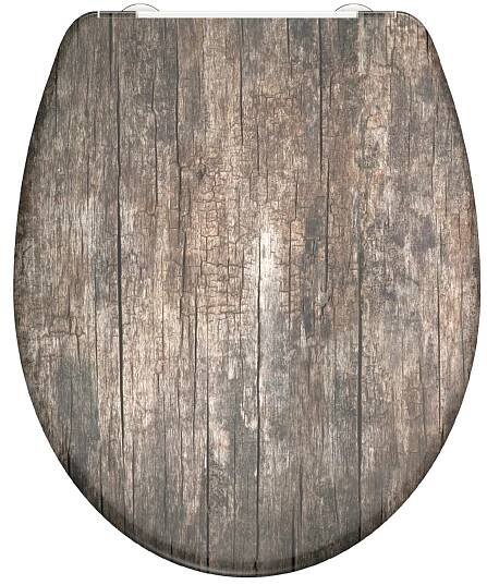 A-Interiéry WC sedátko SoftClose OLD WOOD 82368 nakoupit u OBI