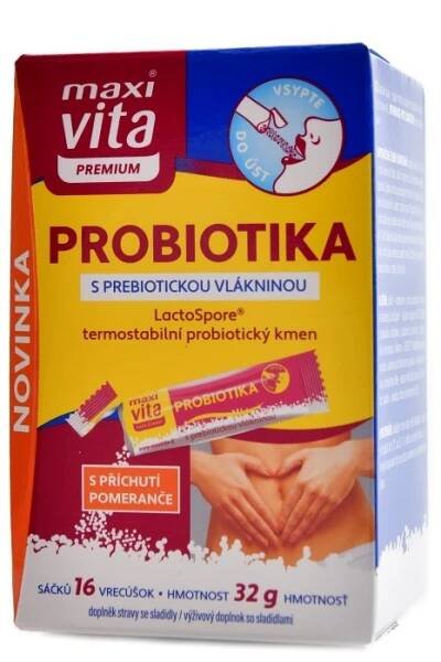 Maxivita MaxiVita premium probiotika + vitamin C 20 stick