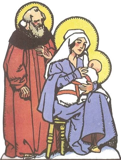 Josef, Marie a Ježíšek