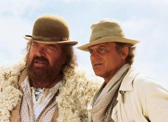 Terence Hill a Bud Spencer ve filmu Blb a blbec (1994)