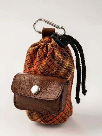 Balmoral Tweed Dog Treat Bag ⬥ Balmoral Castle