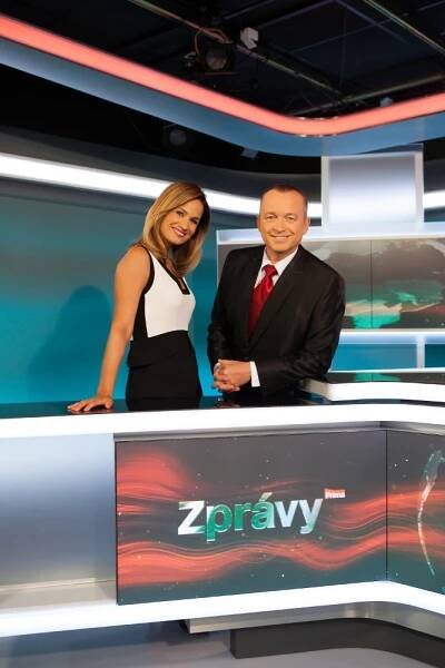 Prima v novém studiu zpráv sází na LED projekční plochy a velkou plazmu