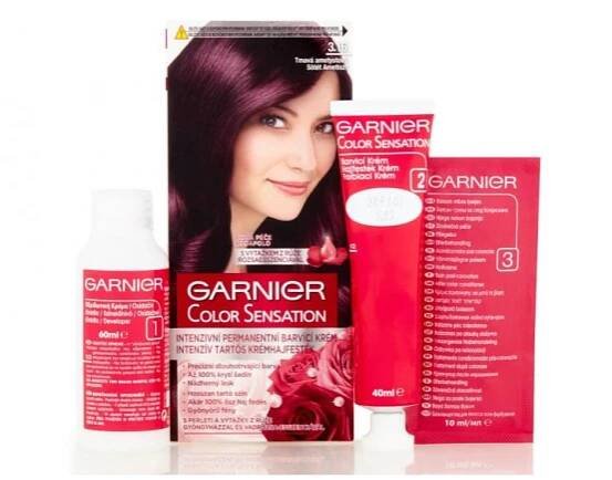 Permanentní barva Garnier Color Sensation 3.16 tmavá ametystová