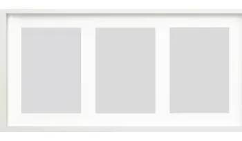 IKEA rámeček na 3 fotografie RODALM 81x40 cm BÍLÝ