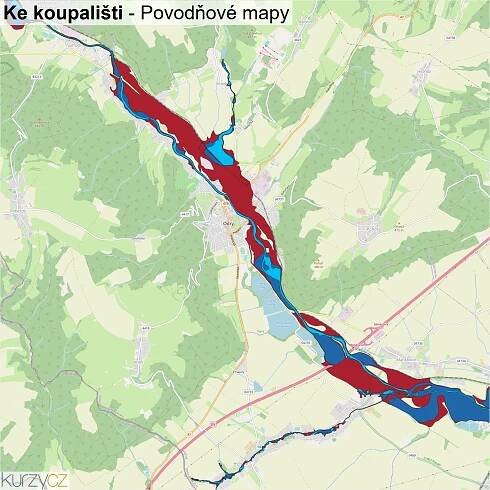 Ke koupališti - mapy | Kurzy.cz