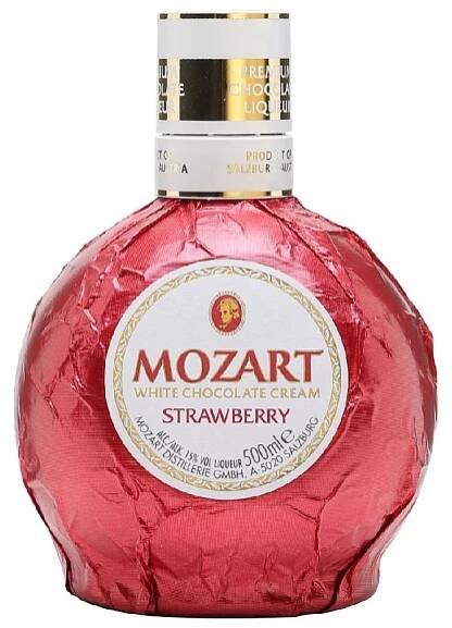 Mozart White Chocolate Cream Strawberry 0,5 l od 319 Kč