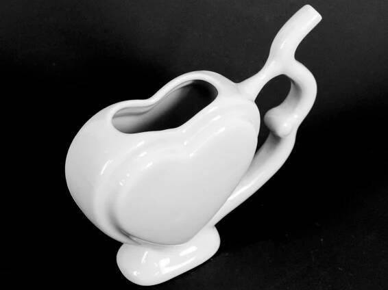 Lázeňský pohárek Srdce | ruční porcelán č.2