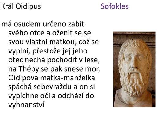 Král Oidipus Sofokles