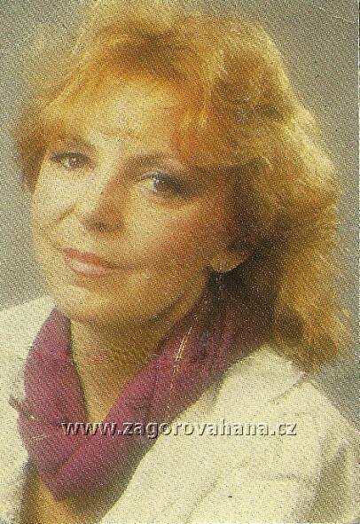 Propagační fotokarty - Hana Zagorová