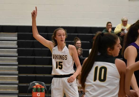 Megan Stevenson (14 points) calls for the ball in the second half of Friday's win.