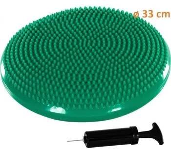 Balanční polštář na sezení MOVIT 33 cm | tmavě zelený