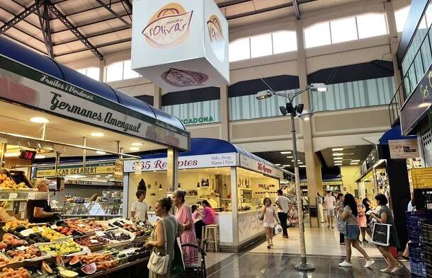 Mercat de l'Olivar in Palma de Mallorca Old Town