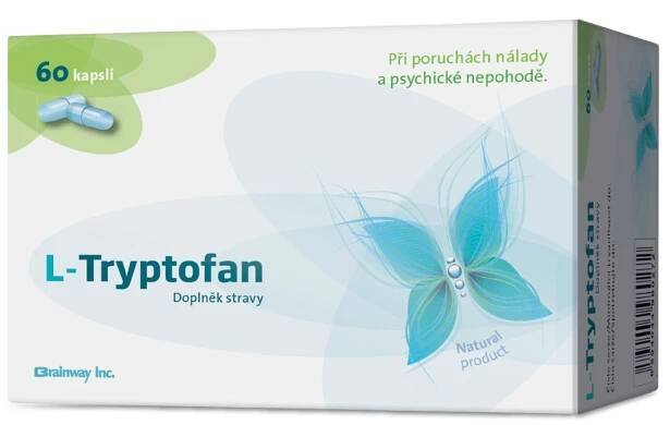 Brainway L-Tryptofan 60 kapslí