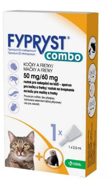 Fypryst Combo spot-on pro kočky a fretky 1x 0,5 ml