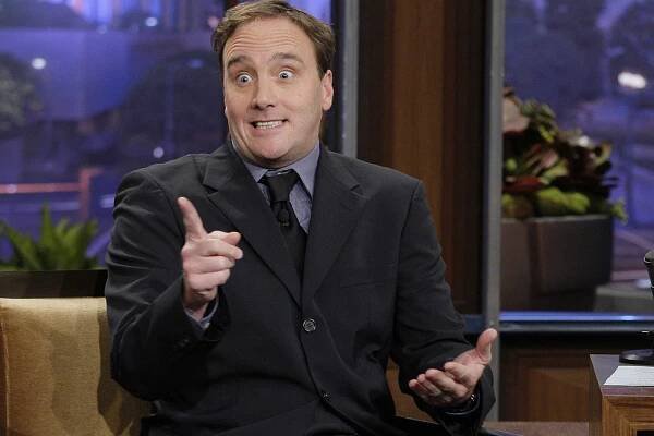 THE TONIGHT SHOW WITH JAY LENO -- Episode 4577 -- Pictured: (l-r) Comedian Jay Mohr during an interview with host Jay Leno on November 28, 2013 -- (Photo by: Paul Drinkwater/NBC/NBCU Photo Bank via Getty Images)