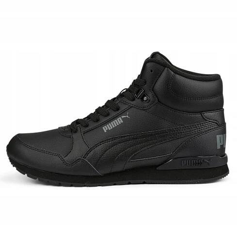 Pánské zimní zateplené boty Puma St Runner Mid 38763801 vysoké černé 37
