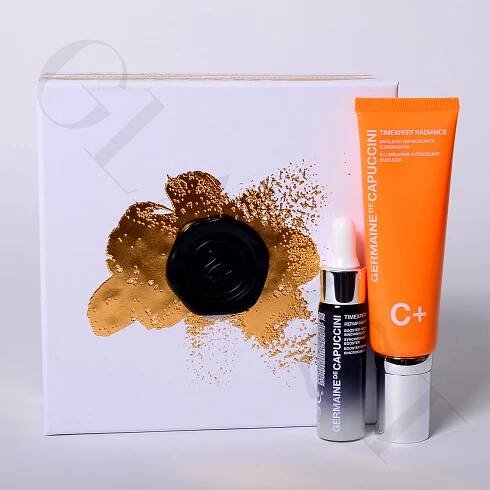 Germaine de Capuccini Timexpert Radiance C+ Emulze Duo Set dárkový set pro zpevněný a zářivější vzhled pleti | glamot.cz
