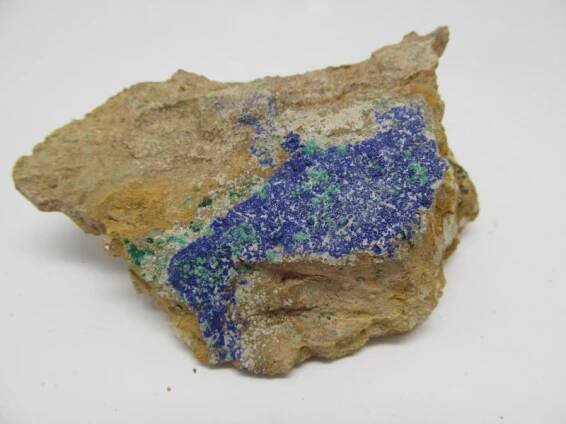 Malachite with azurite - Toussit, Maroc ...