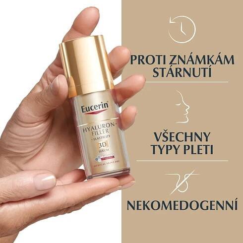 Eucerin Hyaluron-Filler + Elasticity 3D sérum proti vráskám 30 ml