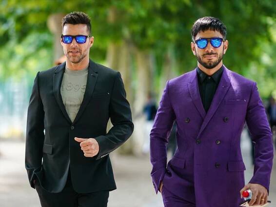 Ricky Martin and Jwan Yosef enjoy pool day with their kids Lucía and Renn