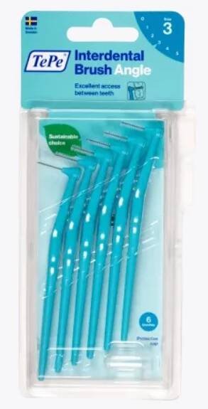 Tepe kartáček mezizubní 6ks Angle 0,6mm modrý