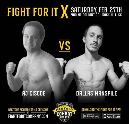 Independent fighter Dallas Manspile faces MMA pro AJ Siscoe in a Combat Jiu-Jitsu barnburner