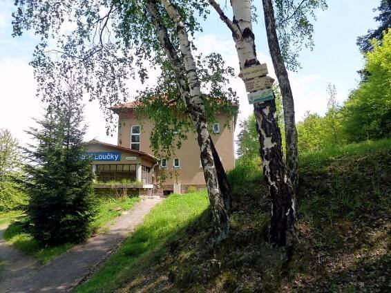 turistické rozcestí Dolní Loučky (žst)